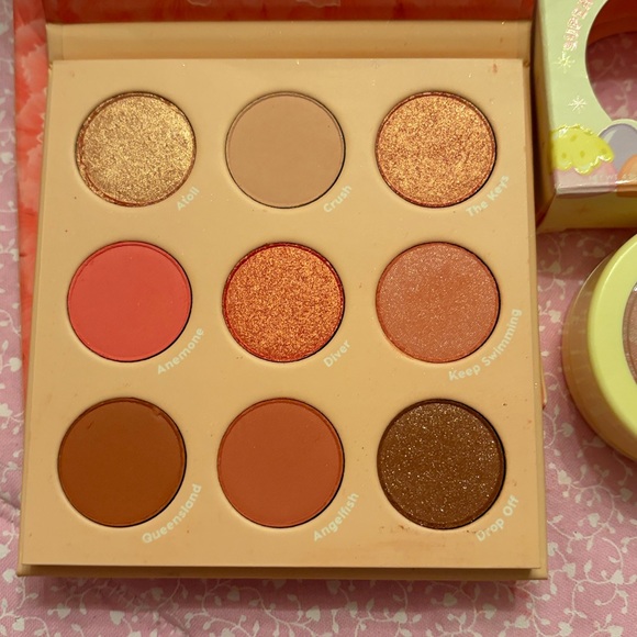 ColourPop Coast to Coral Eyeshadow Set - and Blush both Brand new in box - Picture 2 of 8